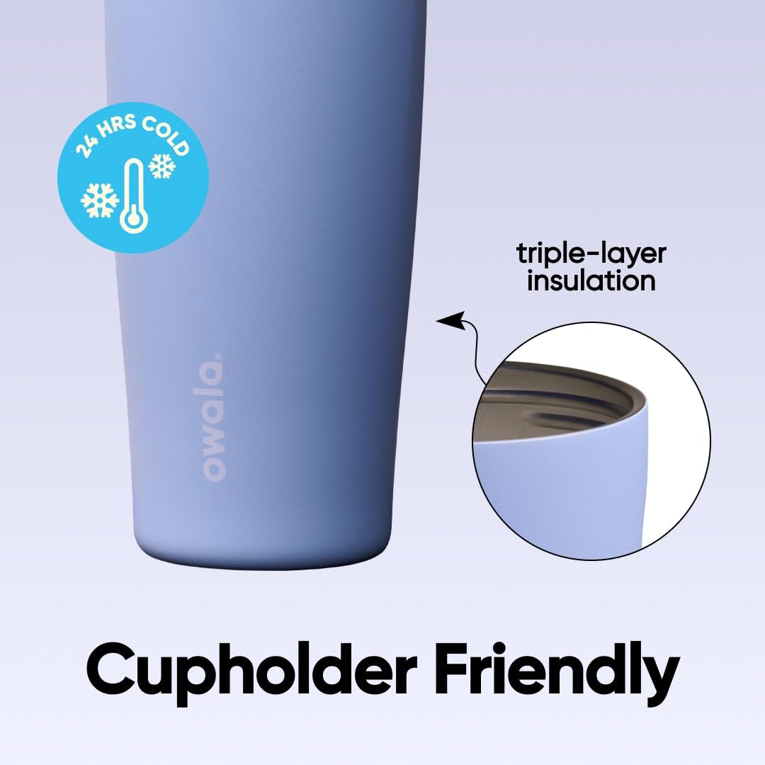 Owala FreeSip Sway Stainless Steel Water Bottle 30 oz Out of the Blue