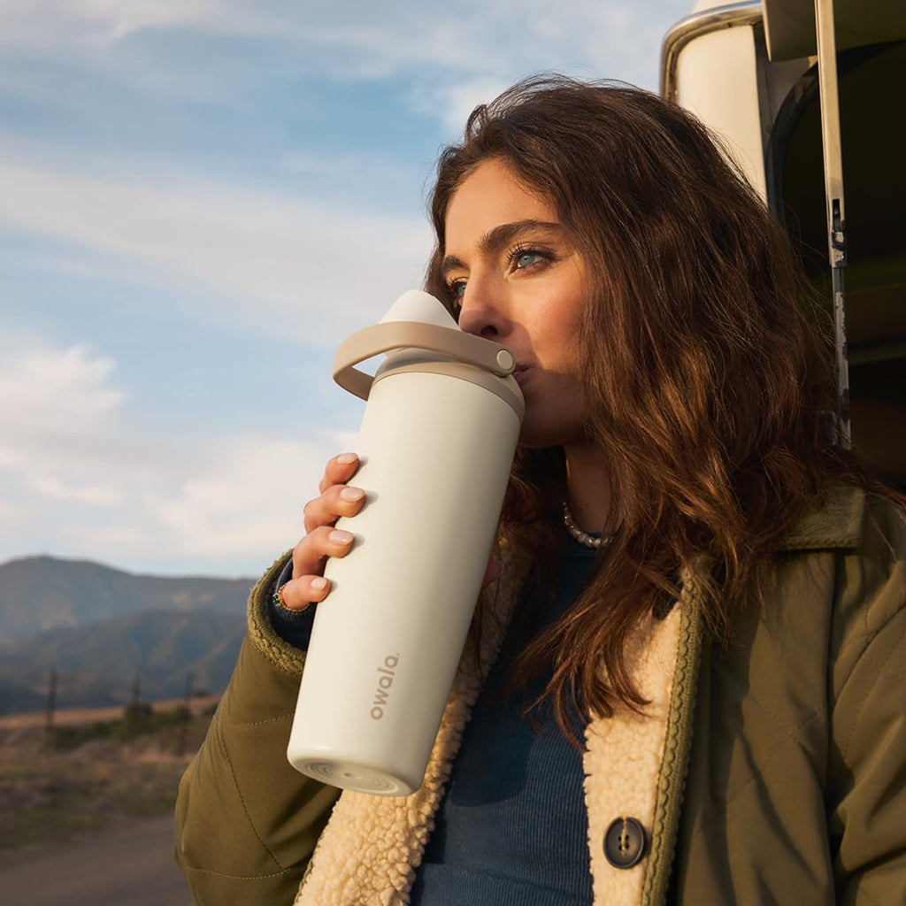 Owala FreeSip Sway Stainless Steel Water Bottle 30 oz Out of the Blue