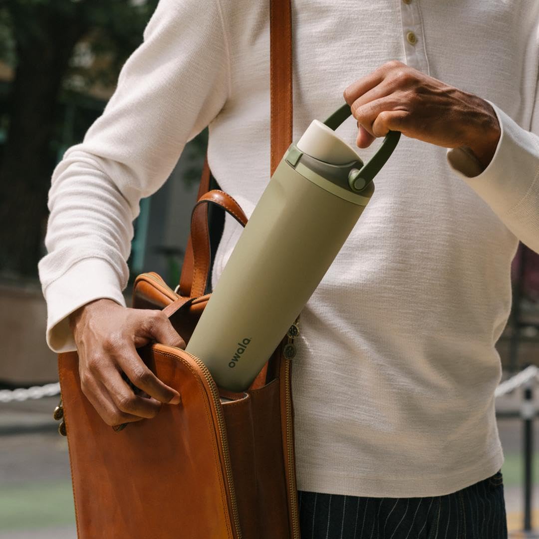 Owala FreeSip Sway Stainless Steel Water Bottle 30 oz Out of the Blue