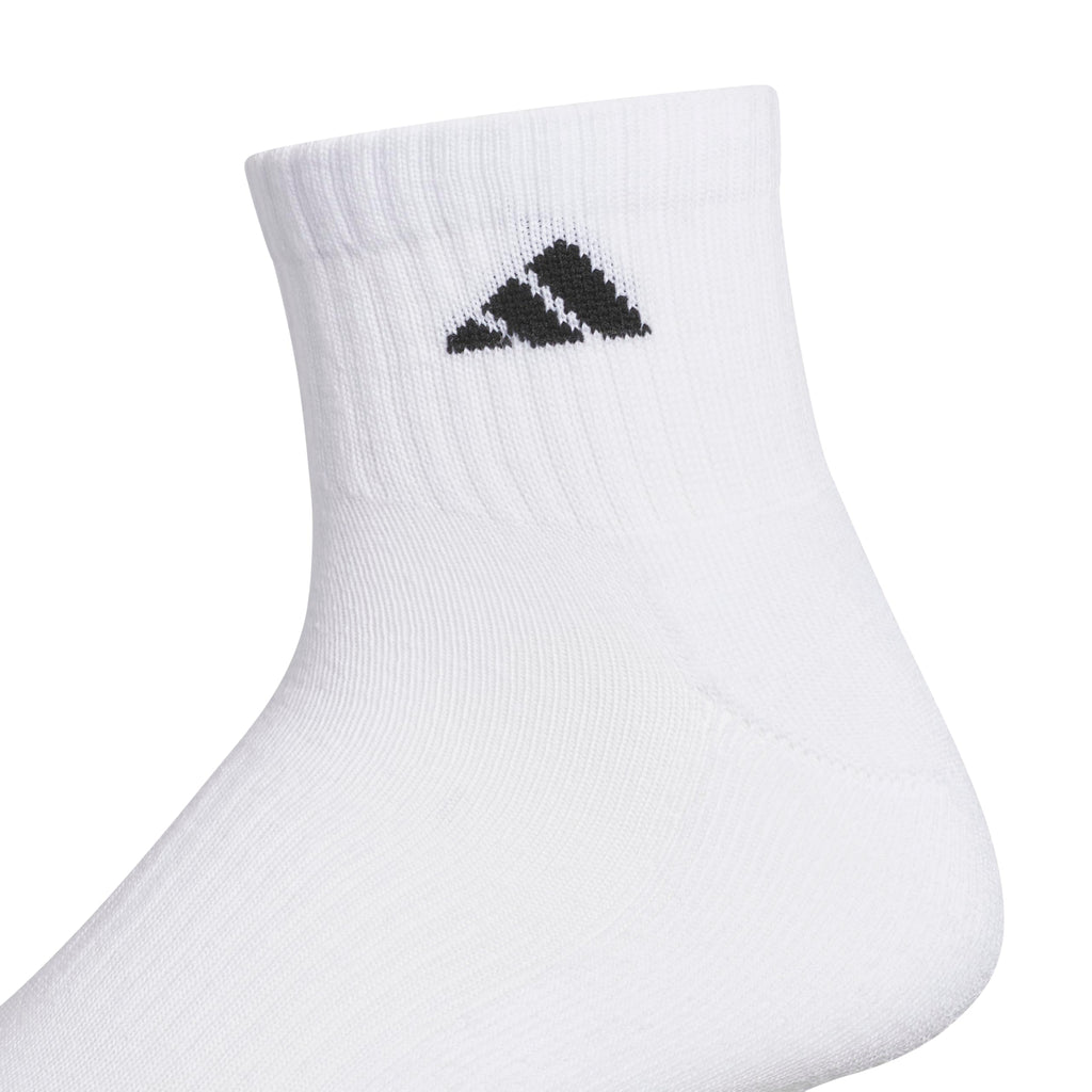 adidas Men's Athletic Cushioned Quarter Ankle Socks 6 Pairs