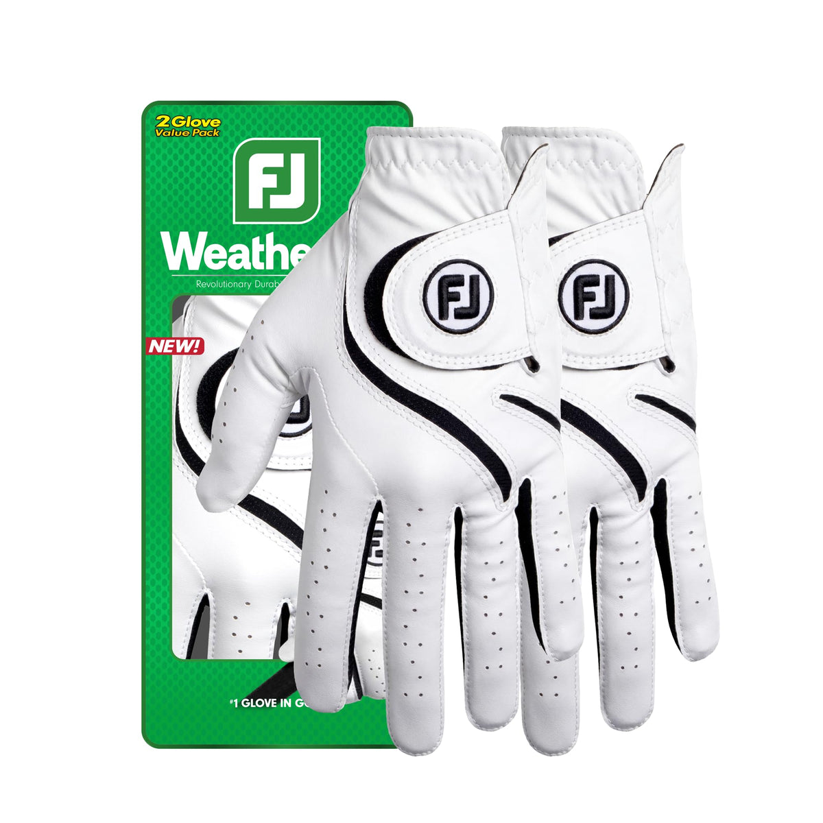 FootJoy Men's WeatherSof 2-Pack Golf Glove