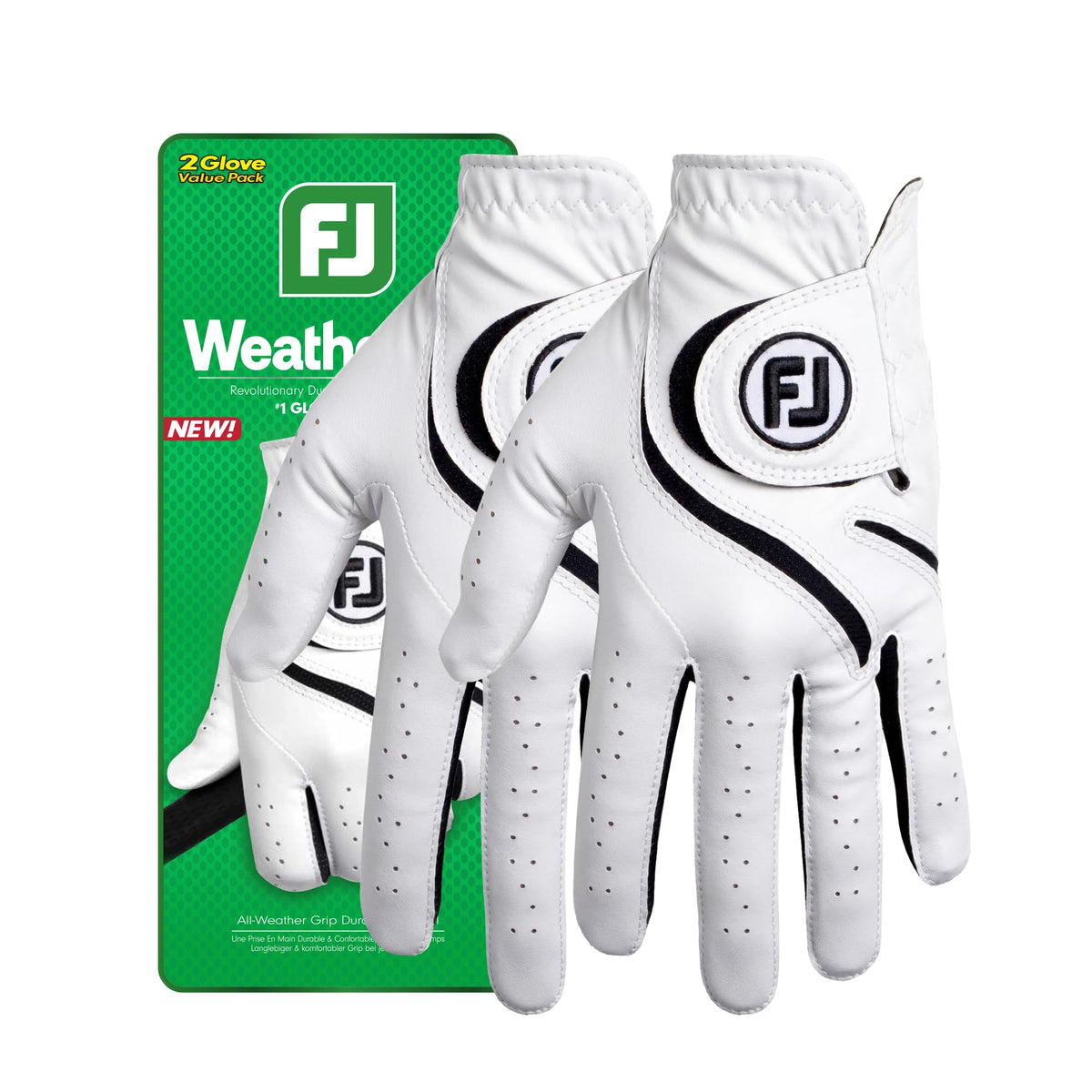FootJoy Men's WeatherSof 2-Pack Golf Glove