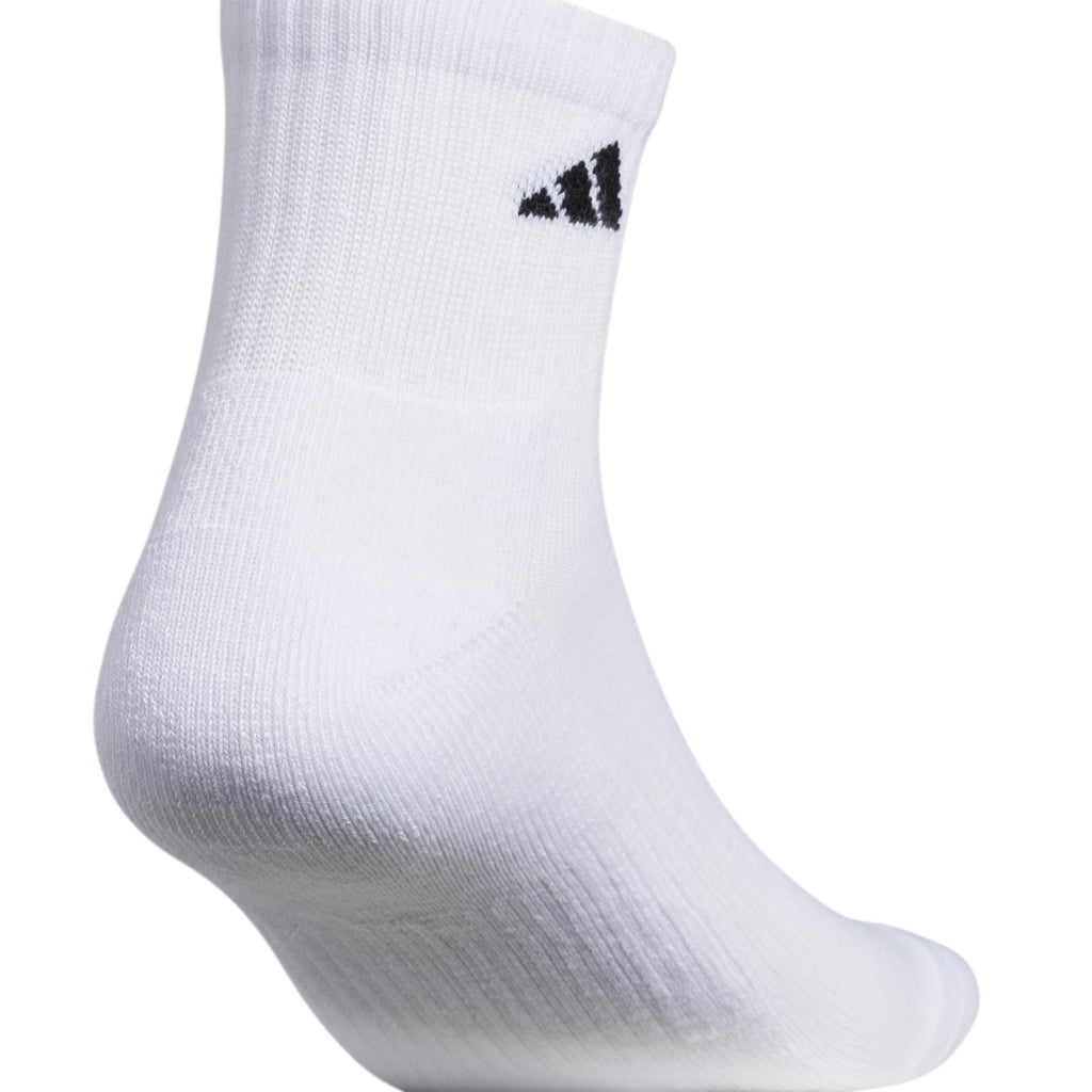 adidas Men's Athletic Cushioned Quarter Ankle Socks 6 Pairs