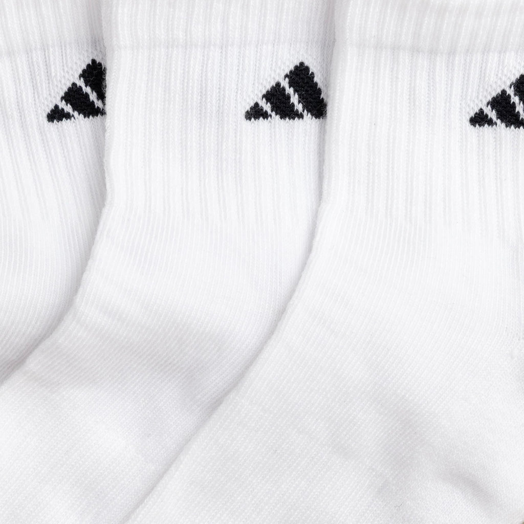 adidas Men's Athletic Cushioned Quarter Ankle Socks 6 Pairs
