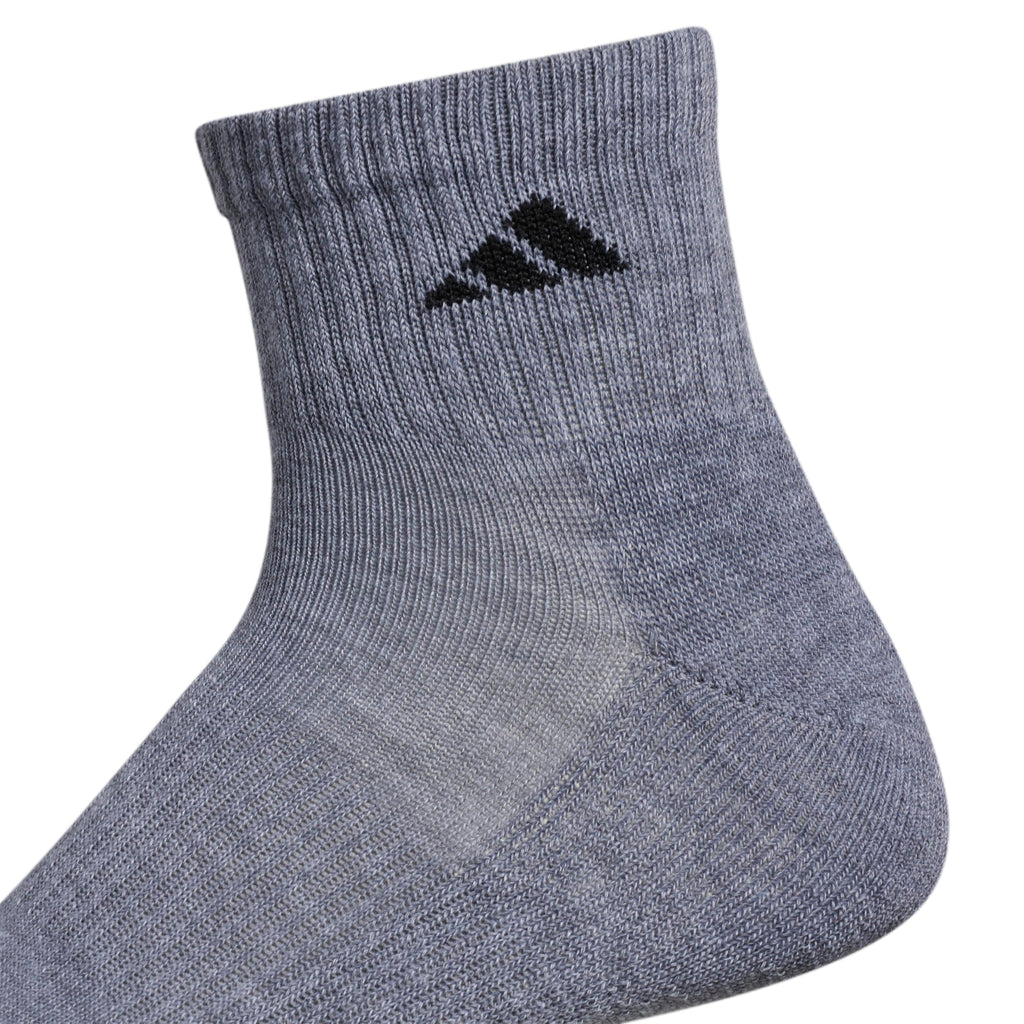 adidas Men's Athletic Cushioned Quarter Ankle Socks 6 Pairs