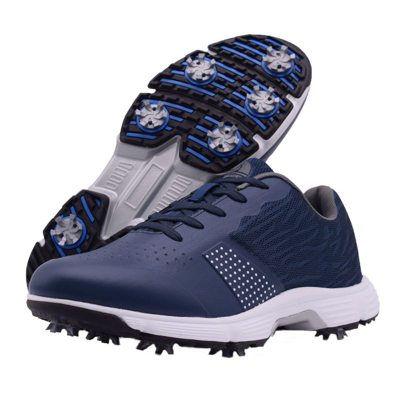 THESTRON Men Golf Shoes Waterproof Casual Black 15