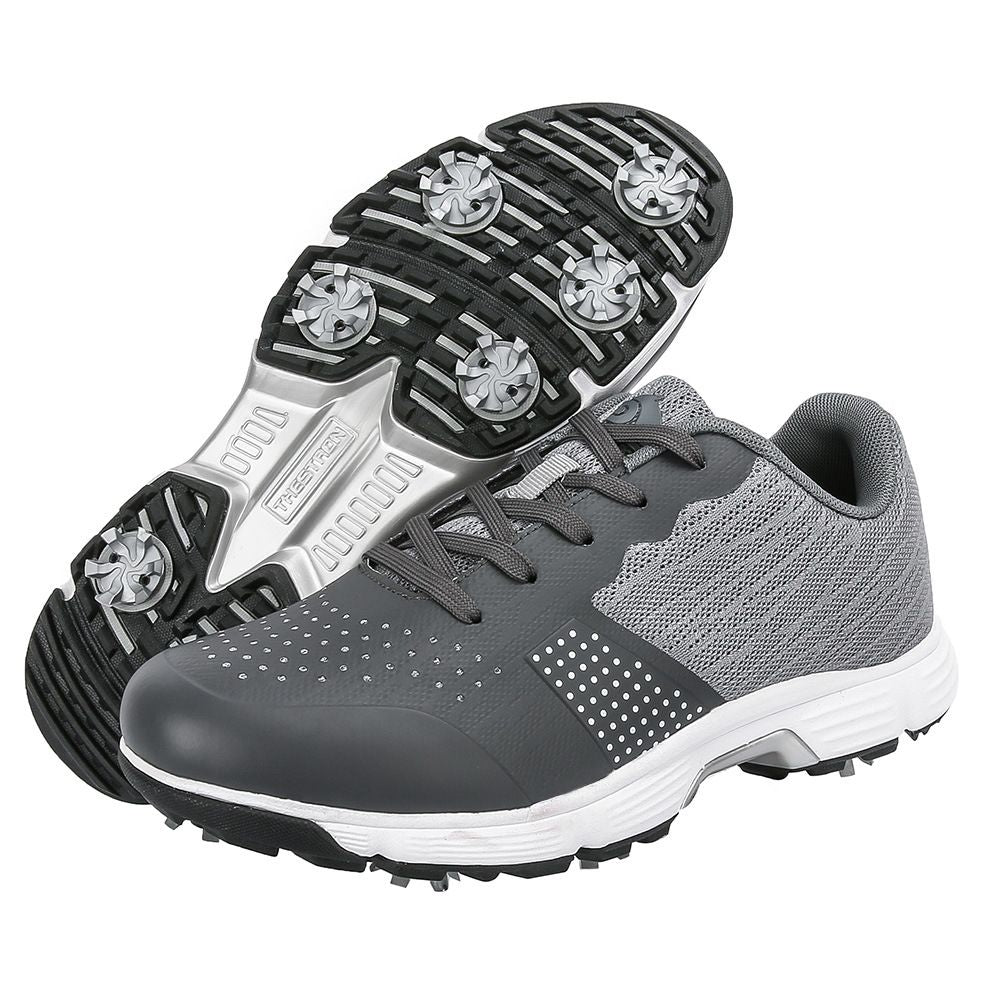 THESTRON Men Golf Shoes Waterproof Casual Black 15