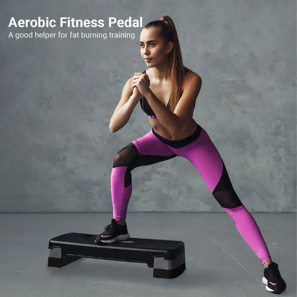 1-Piece Black Aerobic Step Platform